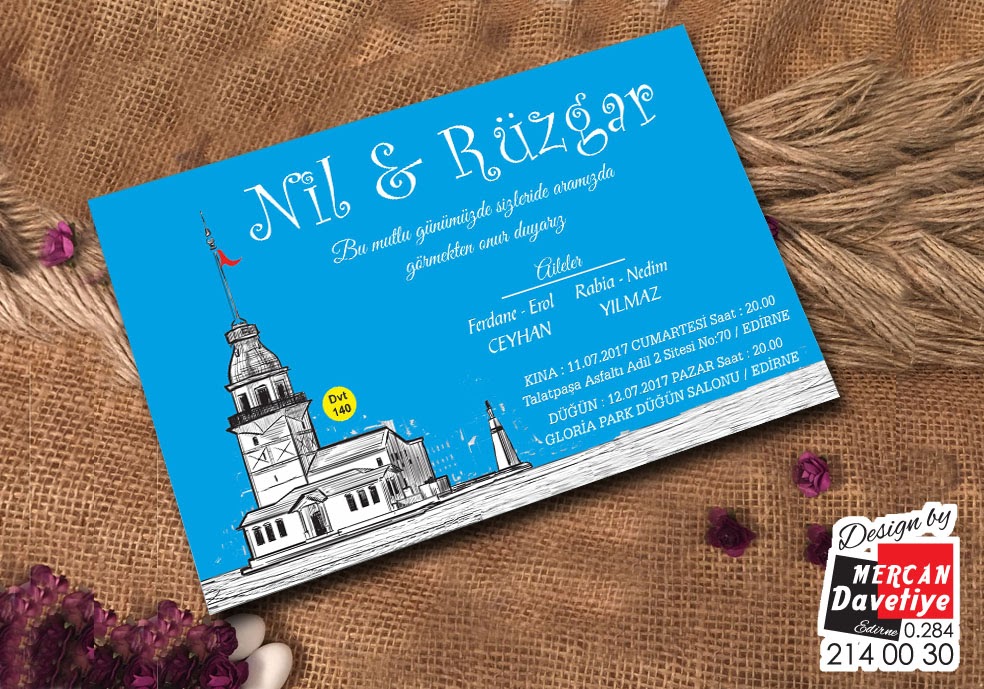 Mercan Davetiye DVT140