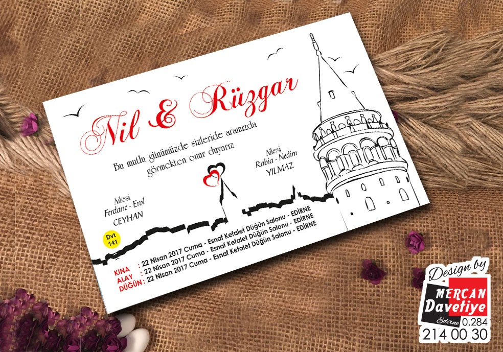 Mercan Davetiye DVT141