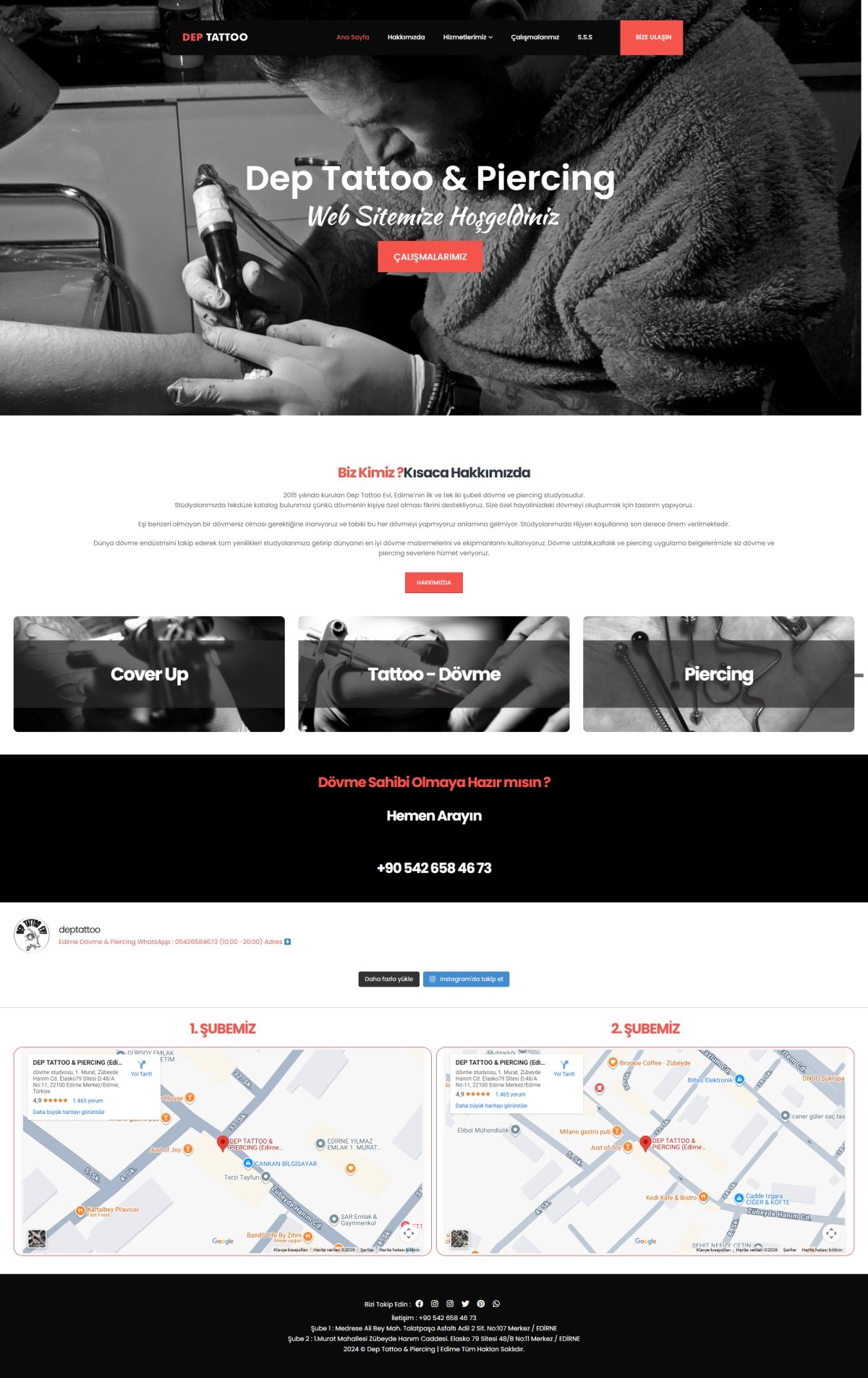 Dep Tattoo & Piercing | Edirne
